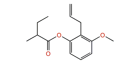 2-Allyl-3-methoxyphenyl 2-methylbutanoate